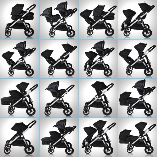 Baby Jogger City Select Tandem arrangements